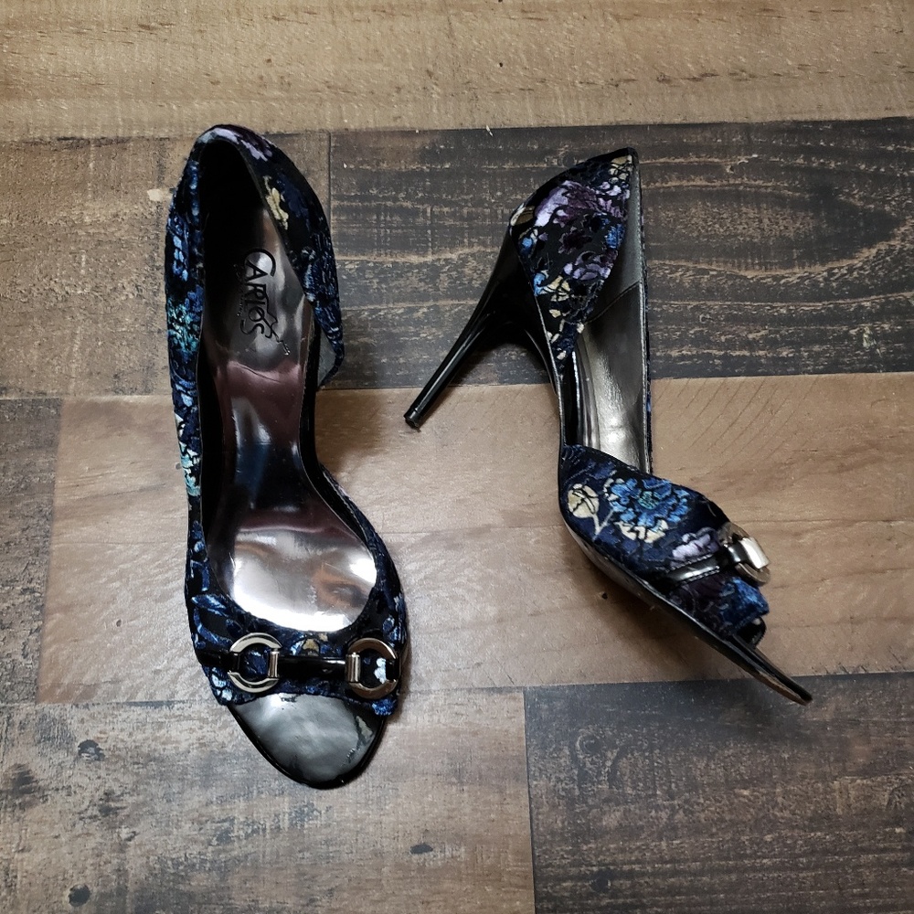8 Floral Carlos Santana Heels